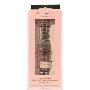 Kate Spade Apple Watch Band, Silver, 38/40mm, New In Box